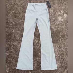 Mono B Heather Flare Leggings for Gray Activewear size Small